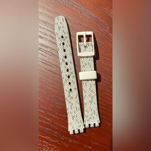 Genuine Swatch Lady TRICO’PINK multicolor silicon strap